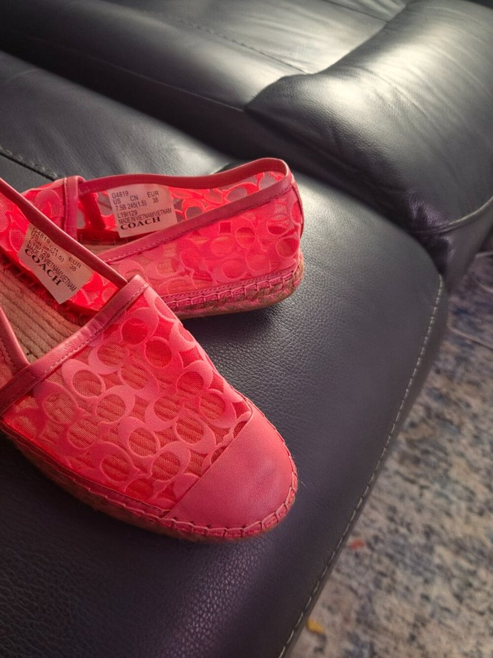 Coach Strawberry Espadrilles Shoes